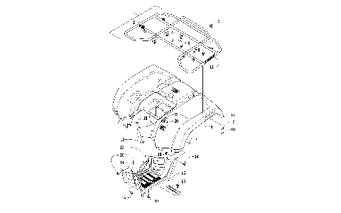 REAR RACK, BODY PANEL, AND FOOTWELL ASSEMBLIES [303136]