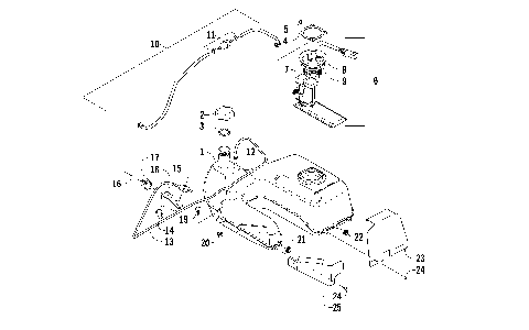 GAS TANK ASSEMBLY (UP TO VIN: 4UF10ATV3AT202941) [91971]