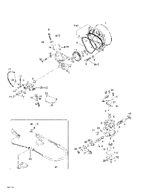 02- Oil Injection System, Oil Pump, Rotary Valve