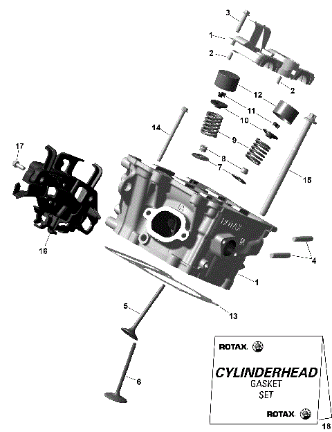 01- ROTAX - Cylinder Head
