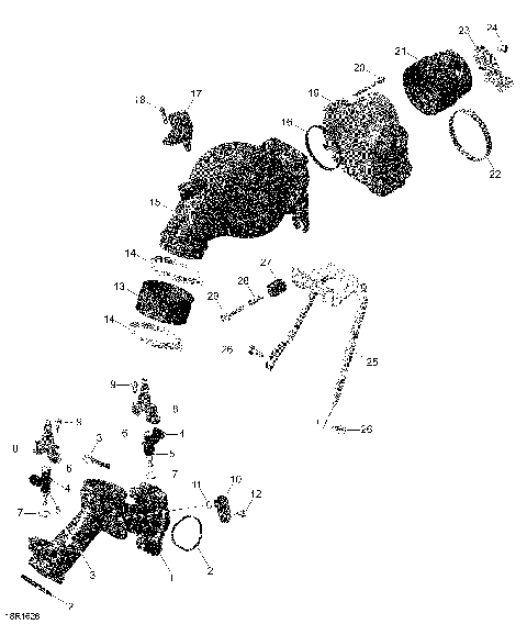 02- Air Intake Manifold and Throttle Body - Turbo