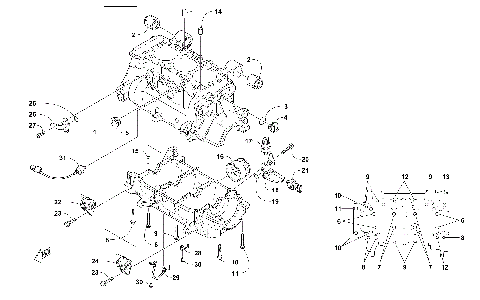 CRANKCASE ASSEMBLY [104546]