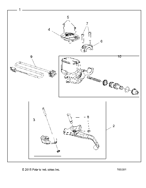 BRAKES, FRONT BRAKE LEVER and MASTER CYLINDER - A16SXN85A3 [100301]