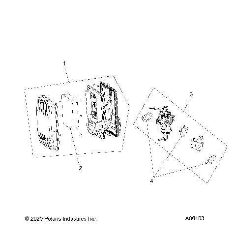ENGINE - AIR FILTER, CARBURETOR AND GASKETS - P20GGGFNA/GGGGNA (A00103)