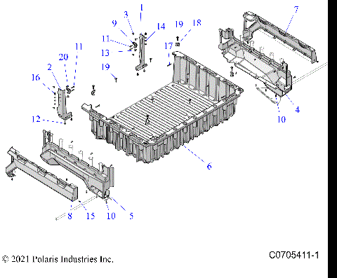 BODY, BOX - R23RRE99AJ/BJ/AK/BK/AX/BX/A9/B9 (C0705A9/B9411-1)