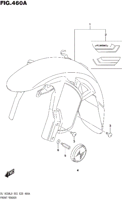 FRONT FENDER (DL1000XAL9 E03)