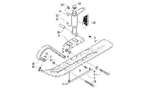 SKI AND SPINDLE ASSEMBLY [87480]