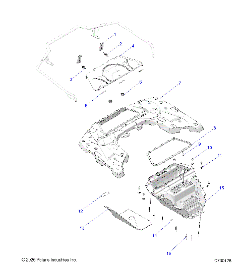 BODY, REAR RACK, STORAGE - A26SED57C1 (C780128)