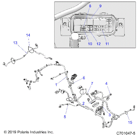 ELECTRICAL, WIRE HARNESS - Z21CHE57AK (C701047-4)