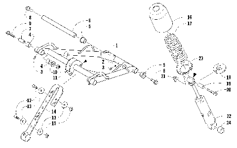 REAR SUSPENSION FRONT ARM ASSEMBLY [89925]