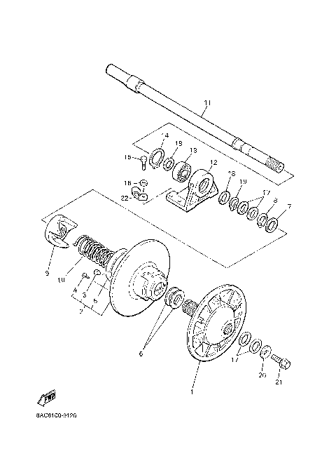 SECONDARY SHEAVE [106338]