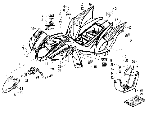 BODY PANEL AND HEADLIGHT ASSEMBLY [90963]