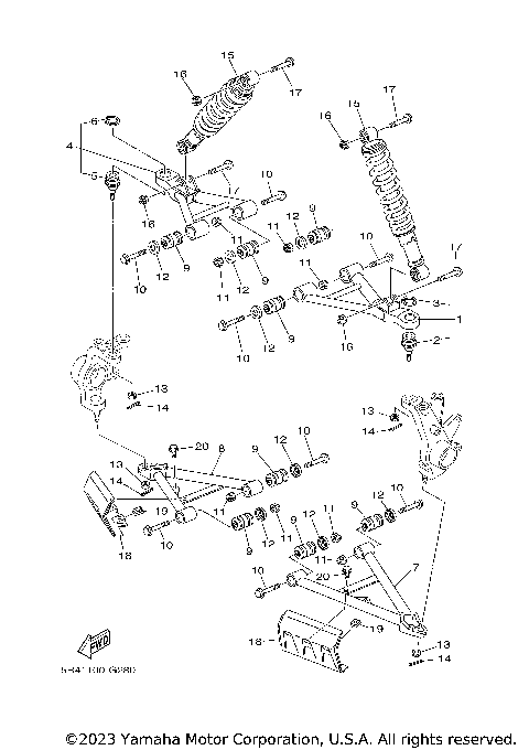 FRONT SUSPENSION WHEEL
