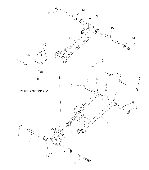 SUSPENSION, REAR - A13ZN55TA (49ATVSUSPRR13SP550)