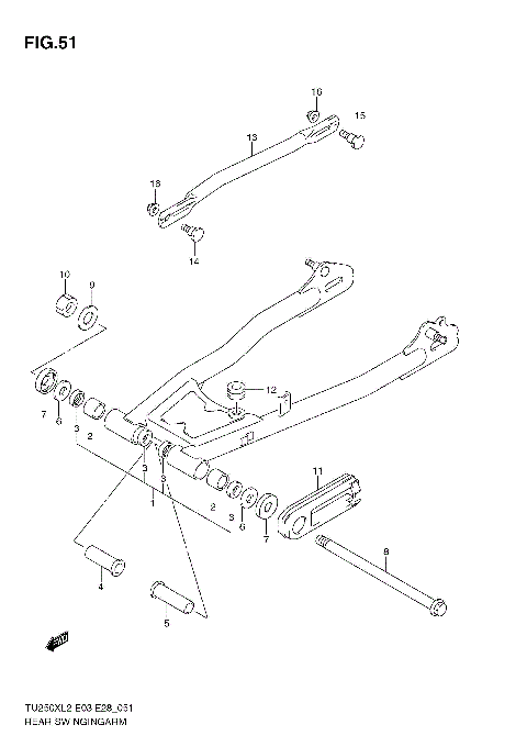 REAR SWINGINGARM