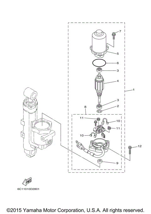 POWER TRIM TILT ASSY 2