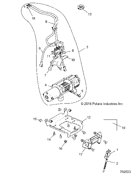 ACCESSORY, WINCH - G20GAE99F2/EFS/BFM/BCM/SFS/SC2 (702523)