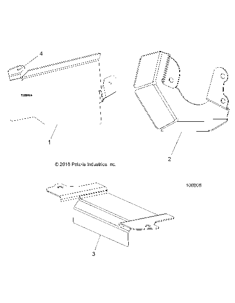 BODY, HEAT SHIELDS - A18SYE85BB (100908)