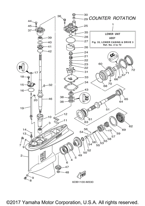 LOWER CASING DRIVE 3