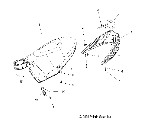 BODY, SEAT ASM. - S10MX6JSA/JEA (49SNOWSEAT07440IQ)