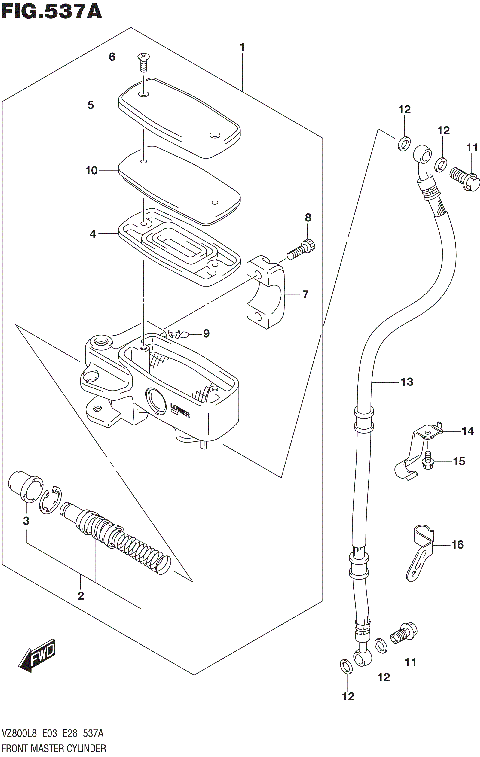 FRONT MASTER CYLINDER