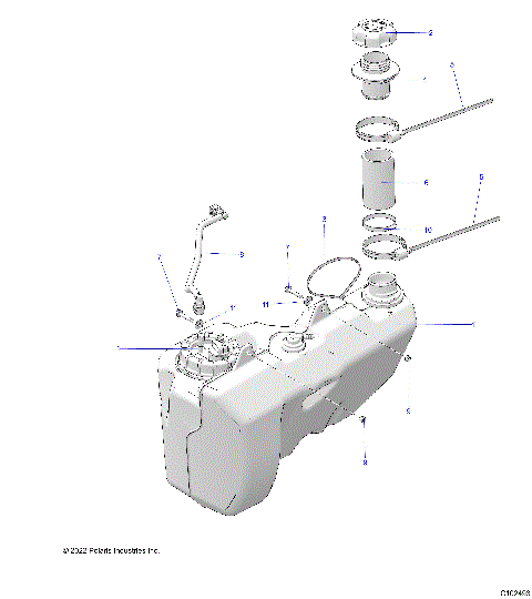 FUEL SYSTEM, FUEL TANK - A23SGE95AN (C102493)