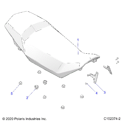 BODY, SEAT - A20SVA85A3 (C102374-2)