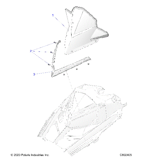 BODY, WINDSHIELD - S24CEA5TSL (C602405)