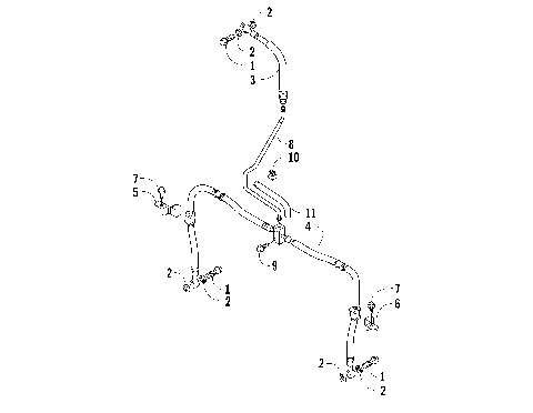 FRONT BRAKE HOSE ASSEMBLY [83496]