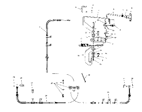 PARK BRAKE LOCK - A10RB42AA (4970937093B13)