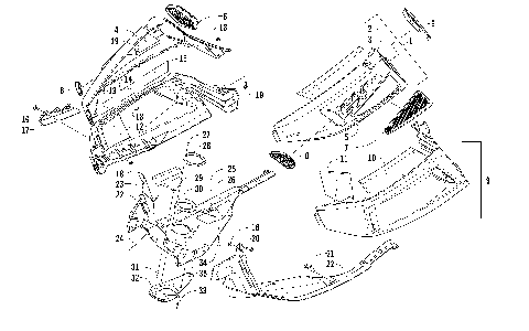 SKID PLATE AND SIDE PANEL ASSEMBLY [99253]