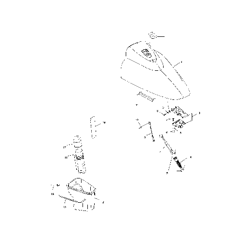 FRONT STORAGE COMPARTMENT - W025199D/W025199I (4971327132A07)