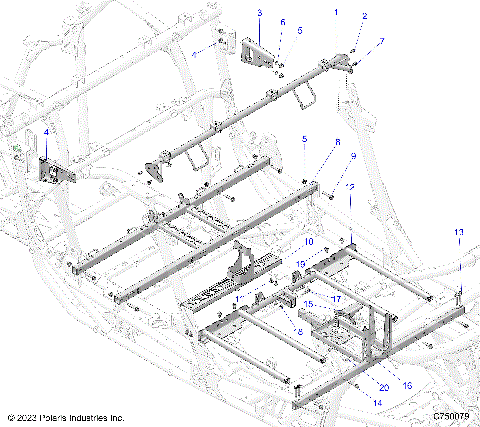 CHASSIS, MOUNTING AND BRACKETS - Z25R4P2KAE/BE (C750079)