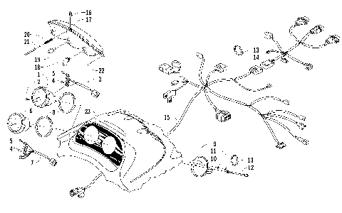 HEADLIGHT, INSTRUMENTS, AND WIRING ASSEMBLIES [87761]