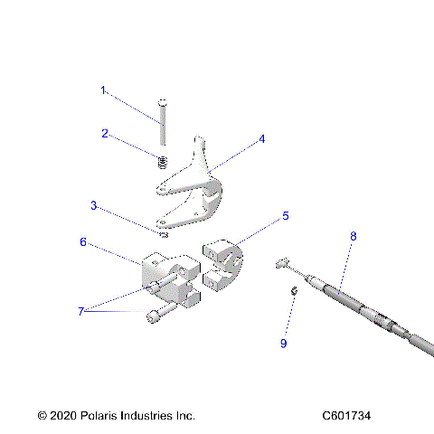 ENGINE, THROTTLE ASM. - S24MDX6DSA/6DEA (C601734)
