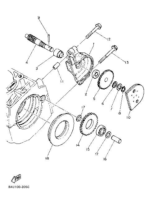 PUMP DRIVE GEAR [106331]