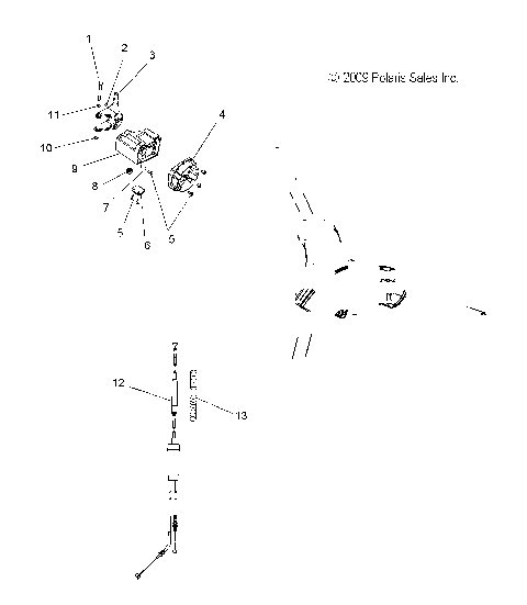 ENGINE, THROTTLE CONTROL ASM. - S15PU6NSL/NEL (49SNOWTHROTTLE10600WIDE)