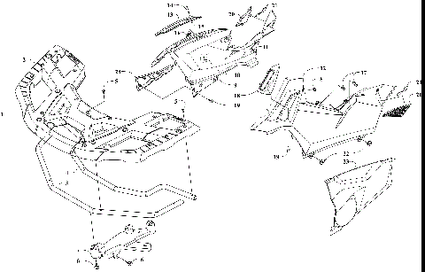 FRONT RACK AND SIDE PANEL ASSEMBLIES [303280]