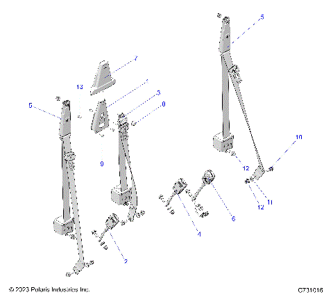 BODY, SEAT BELT ASM. - R25XAL1RBD/BM (C731016)