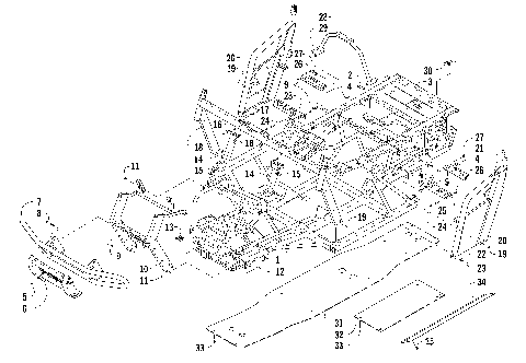 FRAME AND RELATED PARTS [94807]