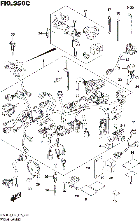 WIRING HARNESS (VZ800L9 E33)