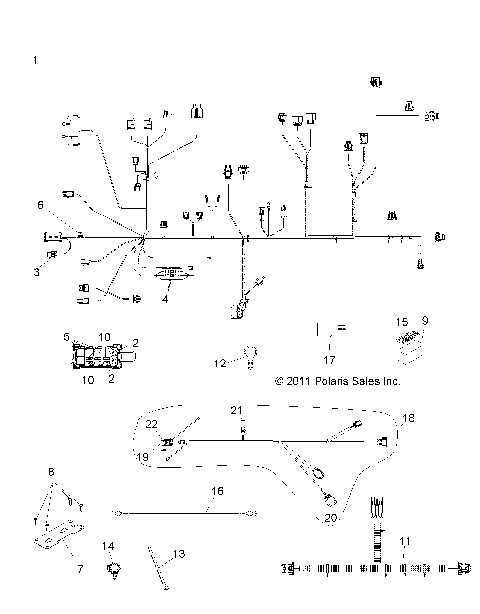 ELECTRICAL, HARNESSES - R13WH76AG/AR/EAH/EAI/KG (49RGRHARNESS12CREW)