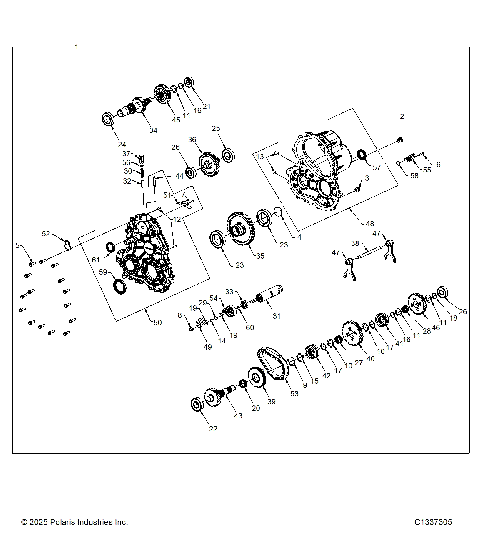 DRIVE TRAIN, GEARCASE - S26AJE9FSL/AJN9FSL/FSM (C1337305)