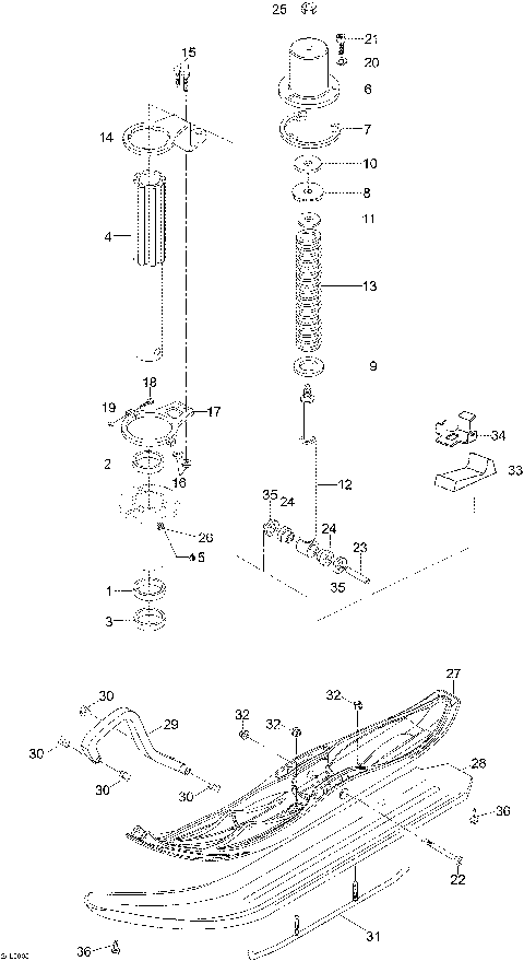 07- Front Suspension And Ski