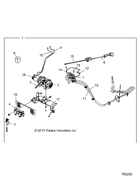 ACCESSORIES, WINCH - R16RME57A9 (700250)