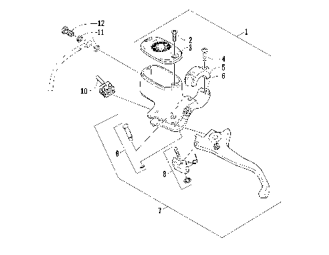 HYDRAULIC HAND BRAKE ASSEMBLY [81338]