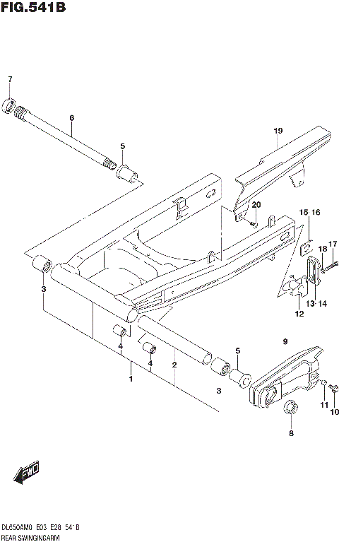 REAR SWINGINGARM