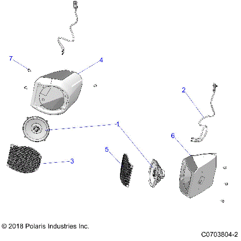 ACCESSORY, AUDIO, FRONT SPEAKER - G21GAB99CM/FM (C0703804-2)