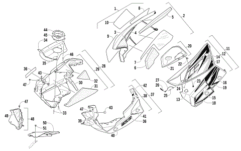 SKID PLATE AND SIDE PANEL ASSEMBLY