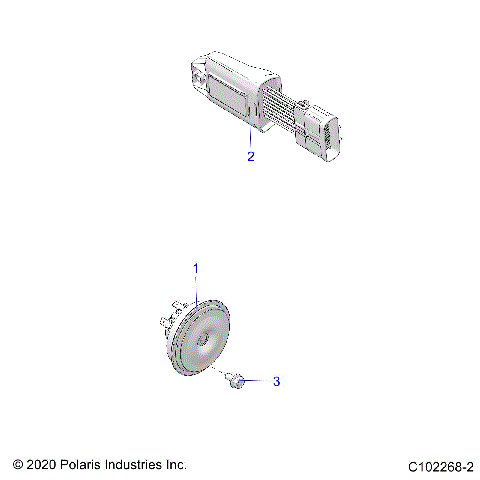 ELECTRICAL, HORN and FLASH MODULE - A23SVE95PK (C102268-2)